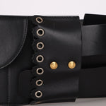 Dior 2018 Saddle Grommet Wide Belt 75 - FashioNica