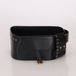 Dior 2018 Saddle Grommet Wide Belt 75 - FashioNica