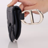 Dior 2019 Calfskin Grained Saddle Pouch - FashioNica