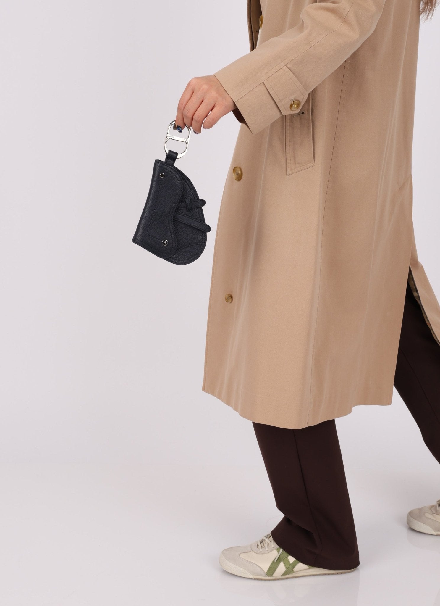 Dior 2019 Calfskin Grained Saddle Pouch - FashioNica