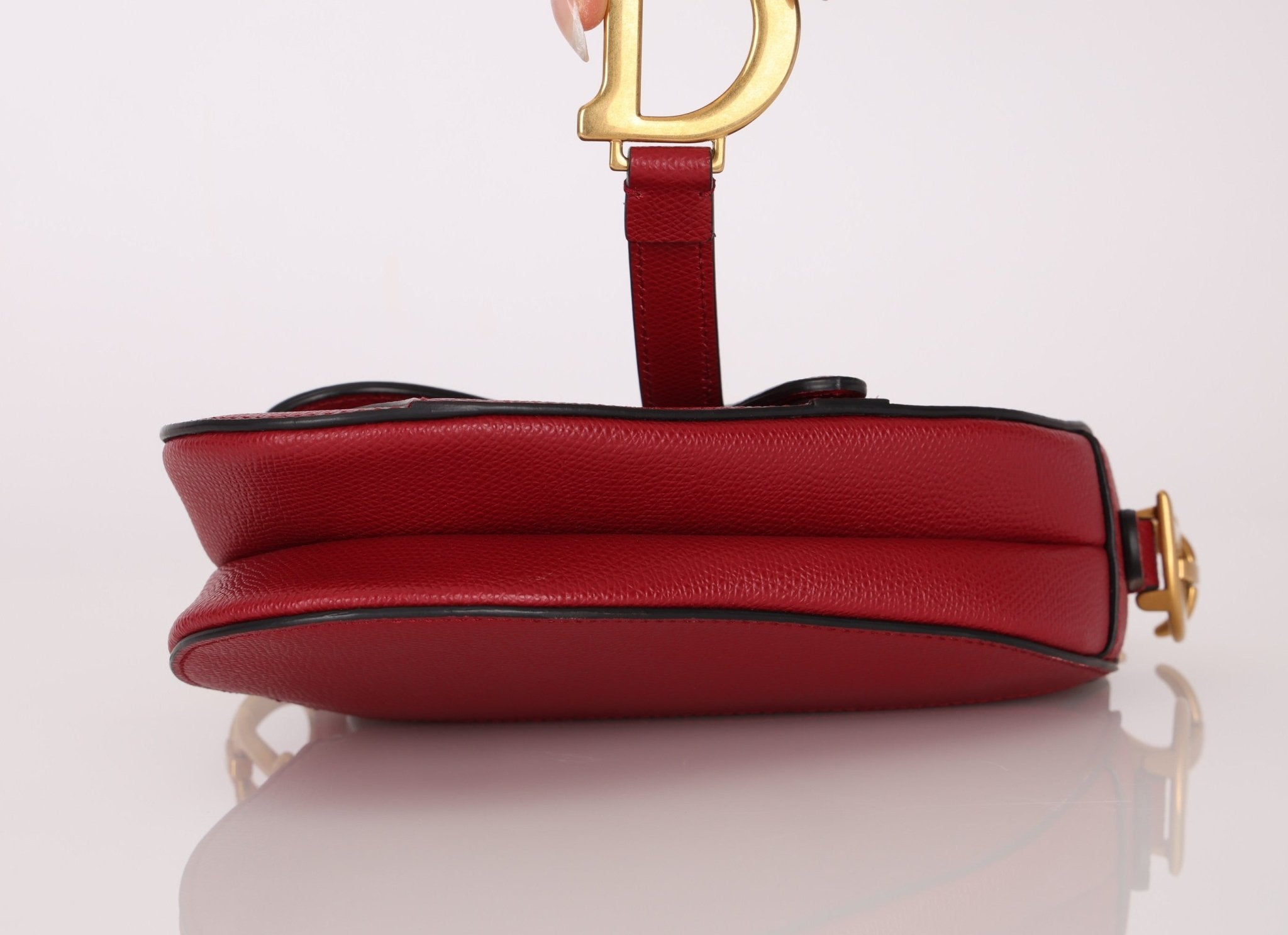 Dior 2019 Grained Calfskin Mini Saddle - FashioNica