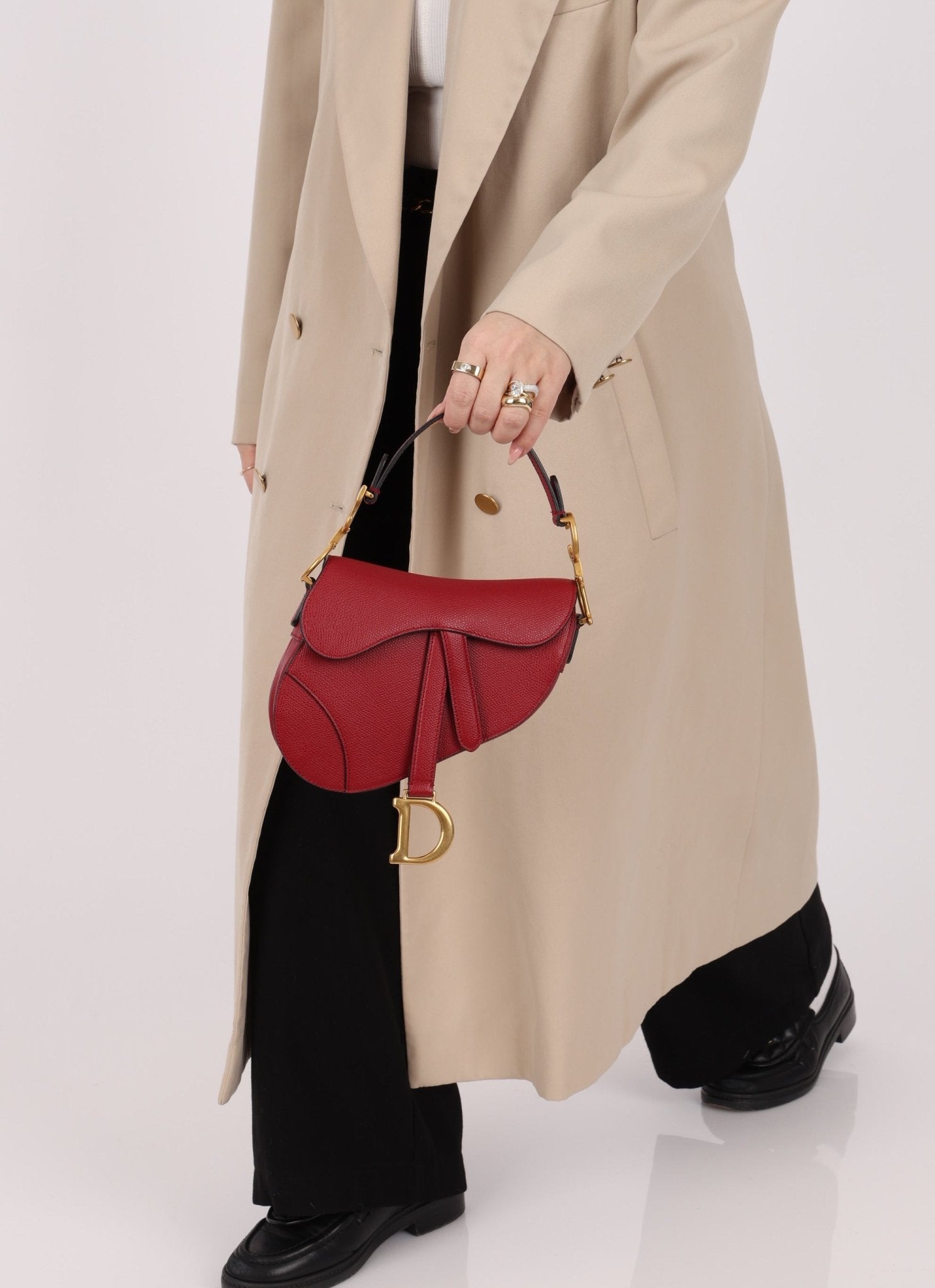 Dior 2019 Grained Calfskin Mini Saddle - FashioNica