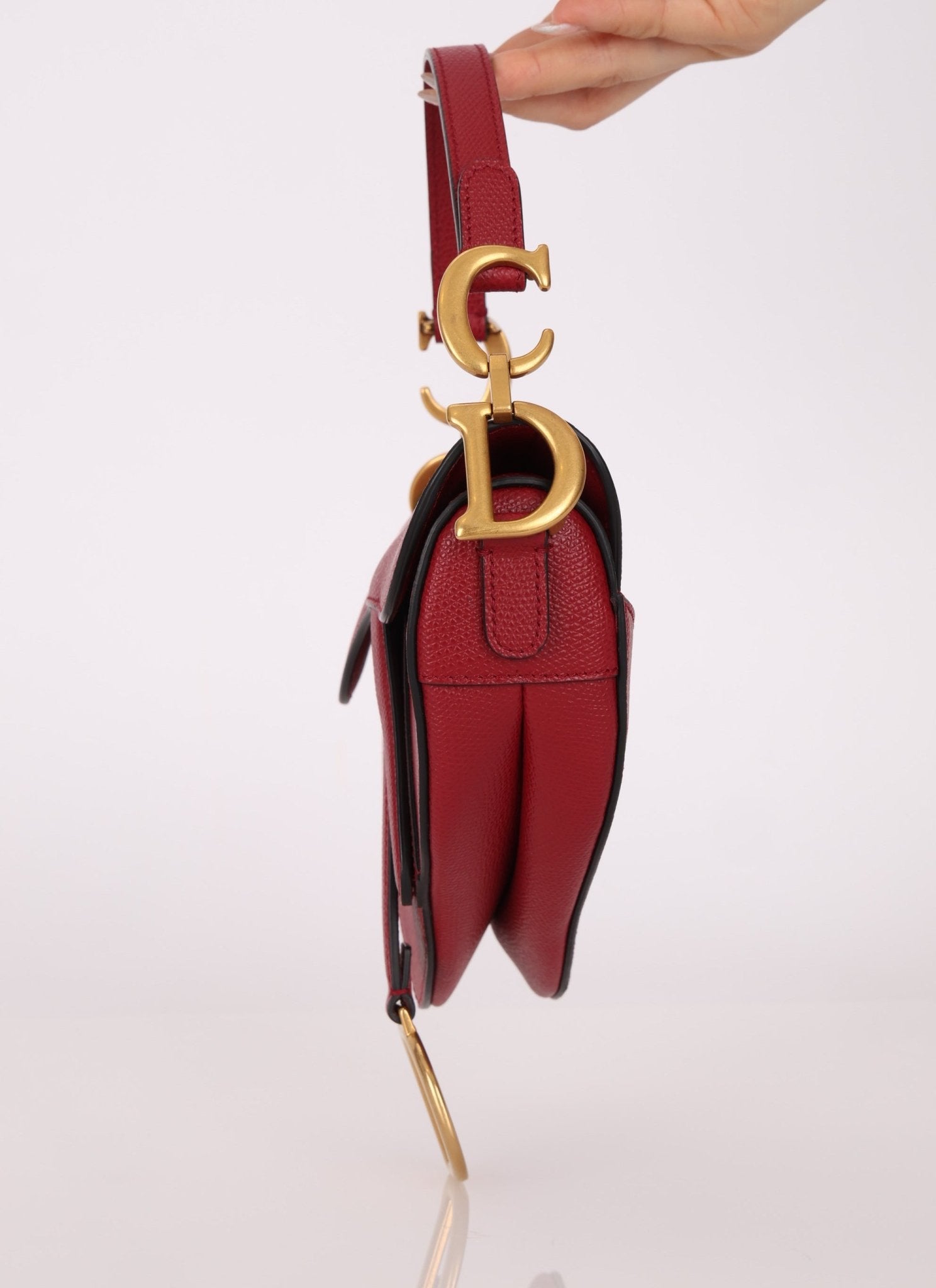 Dior 2019 Grained Calfskin Mini Saddle - FashioNica