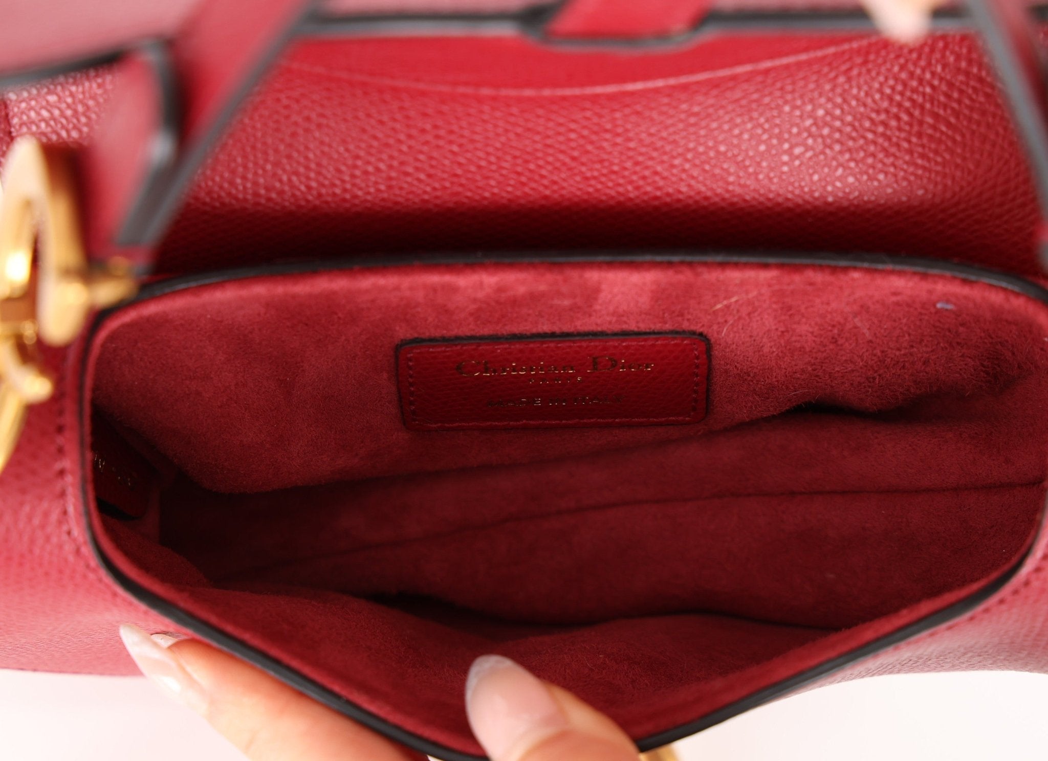 Dior 2019 Grained Calfskin Mini Saddle - FashioNica