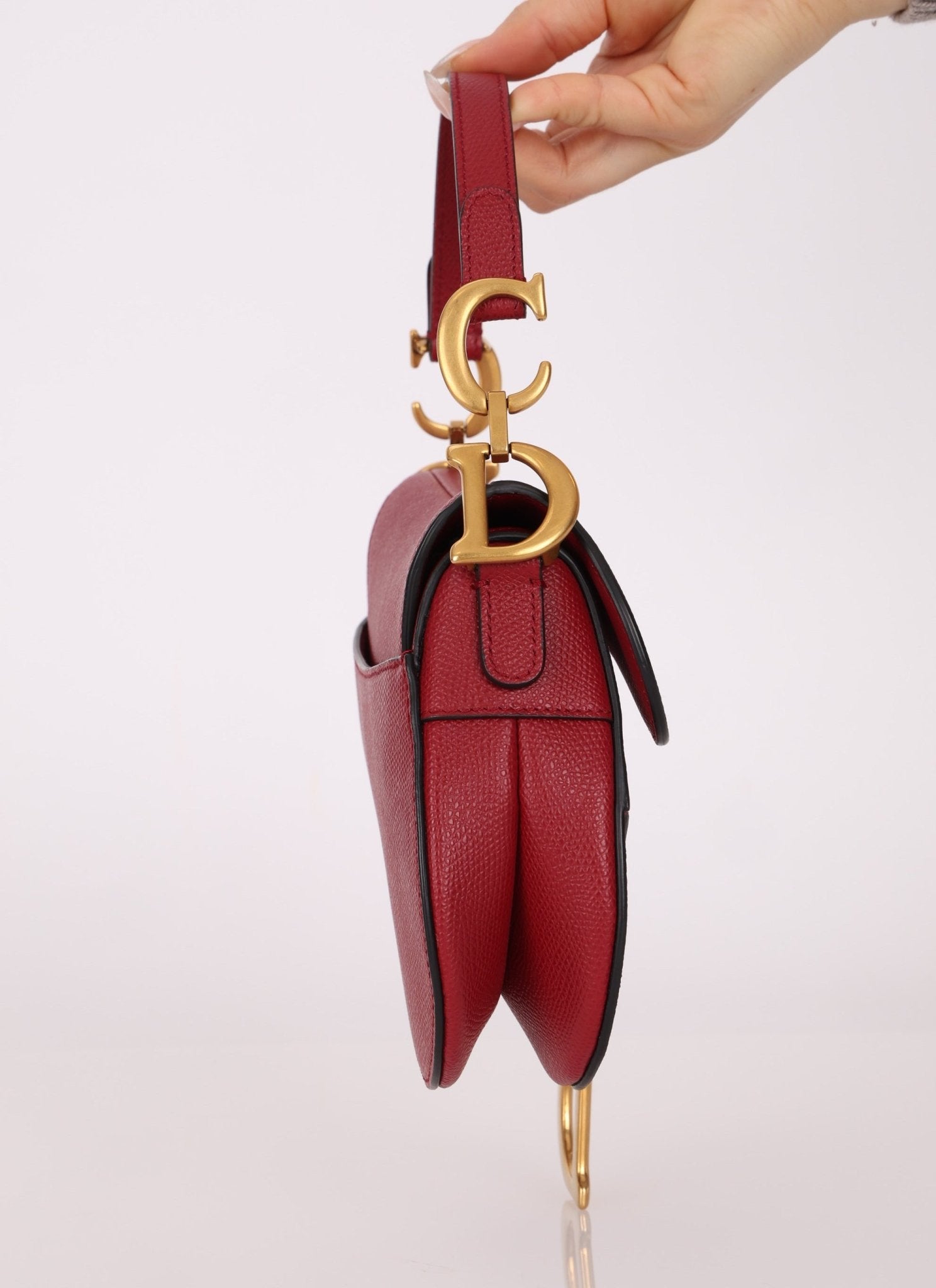 Dior 2019 Grained Calfskin Mini Saddle - FashioNica