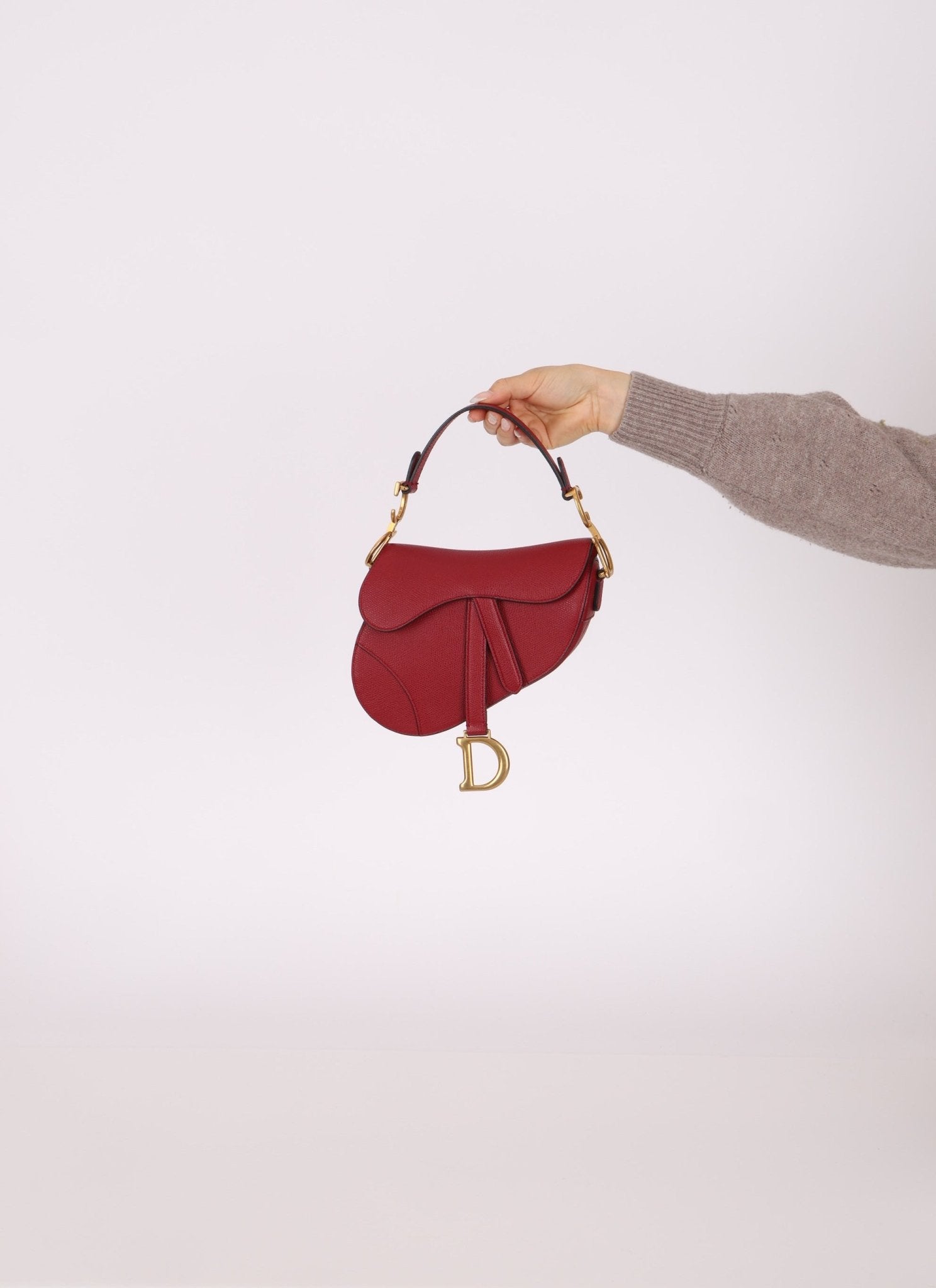 Dior 2019 Grained Calfskin Mini Saddle - FashioNica