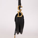 Dior 2019 Grained Leather Mini Saddle w/ Guitar Strap - FashioNica