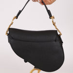Dior 2019 Grained Leather Mini Saddle w/ Guitar Strap - FashioNica