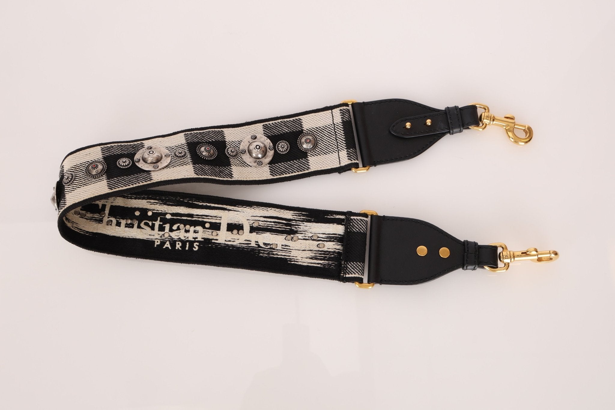 Dior 2019 Grained Leather Mini Saddle w/ Guitar Strap - FashioNica