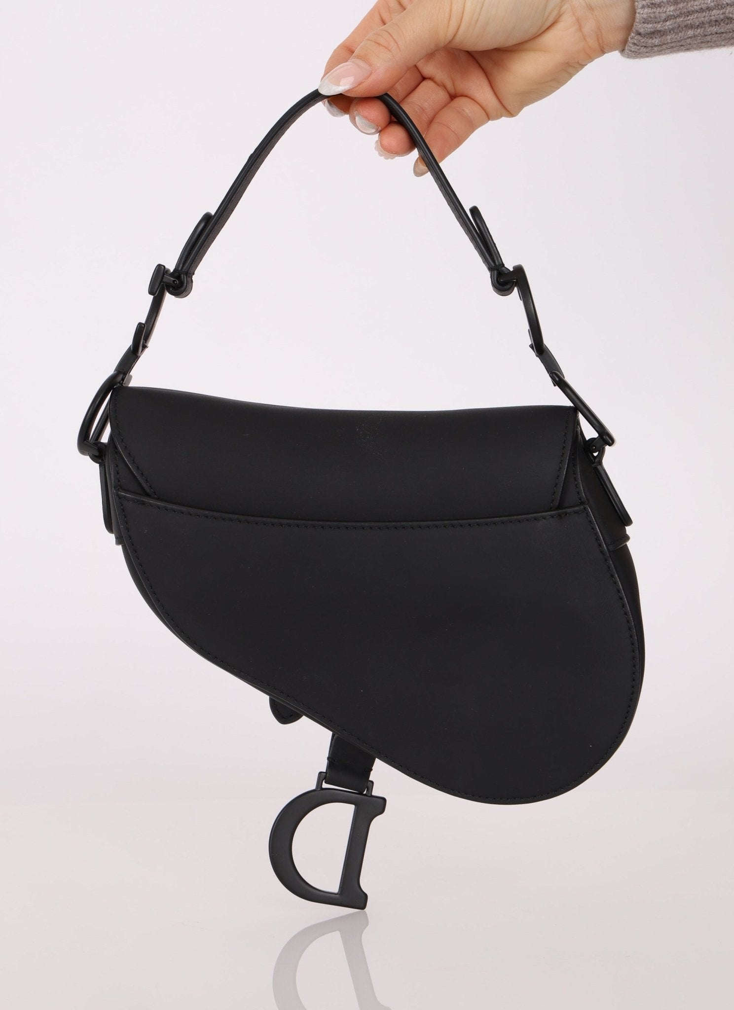 Dior 2019 Leather UltraMatte Mini Saddle Bag - FashioNica