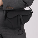 Dior 2019 Leather UltraMatte Mini Saddle Bag - FashioNica