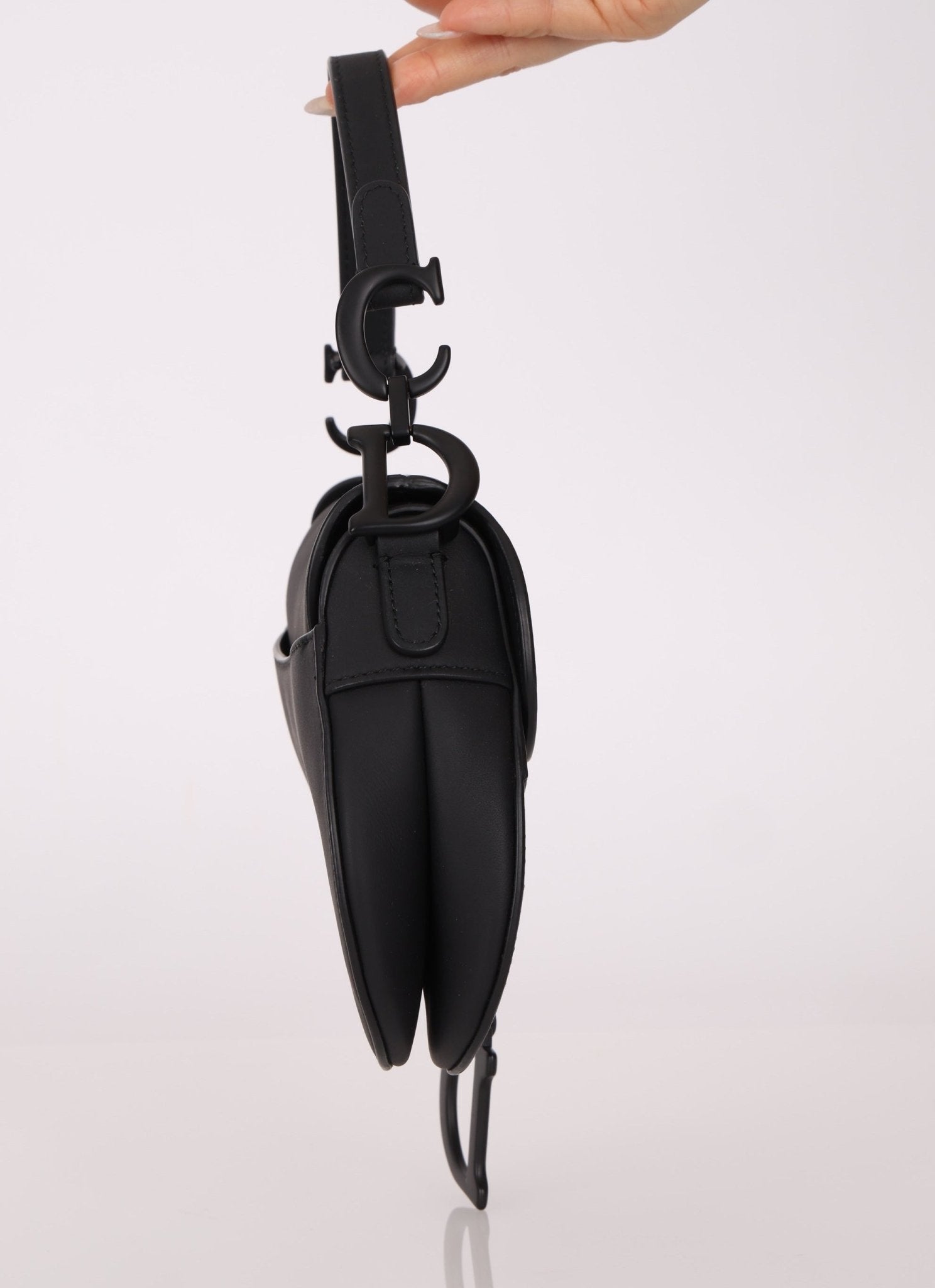 Dior 2019 Leather UltraMatte Mini Saddle Bag - FashioNica