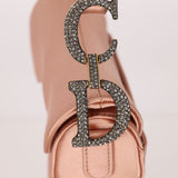 Dior 2019 Light Pink Satin Mini Saddle Bag - FashioNica