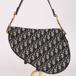 Dior 2019 Oblique Medium Saddle with Dior Guitar Strap - FashioNica