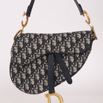 Dior 2019 Oblique Medium Saddle with Dior Guitar Strap - FashioNica
