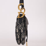 Dior 2019 Oblique Medium Saddle with Dior Guitar Strap - FashioNica