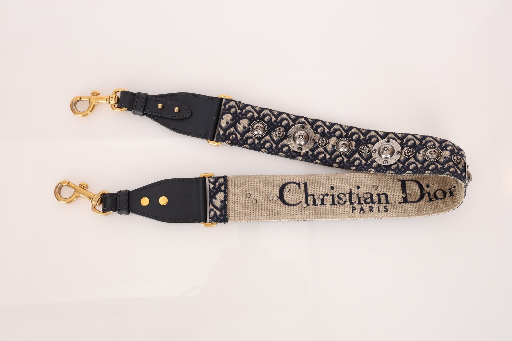 Dior 2019 Oblique Medium Saddle with Dior Guitar Strap - FashioNica