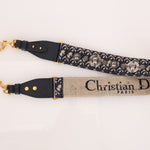 Dior 2019 Oblique Medium Saddle with Dior Guitar Strap - FashioNica