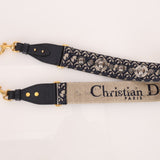 Dior 2019 Oblique Medium Saddle with Dior Guitar Strap - FashioNica