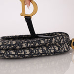 Dior 2019 Oblique Medium Saddle with Dior Guitar Strap - FashioNica