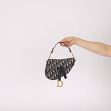 Dior 2019 Oblique Mini Saddle Bag with Guitar Strap - FashioNica