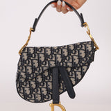 Dior 2019 Oblique Mini Saddle Bag with Guitar Strap - FashioNica