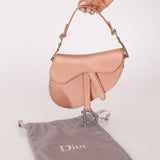 Dior 2019 Satin Blush Mini Saddle - FashioNica