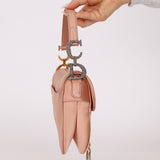 Dior 2019 Satin Blush Mini Saddle - FashioNica