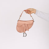 Dior 2019 Satin Blush Mini Saddle - FashioNica