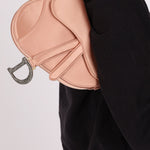 Dior 2019 Satin Blush Mini Saddle - FashioNica