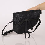 Dior 2019 Woven Saddle Belt Bag - FashioNica