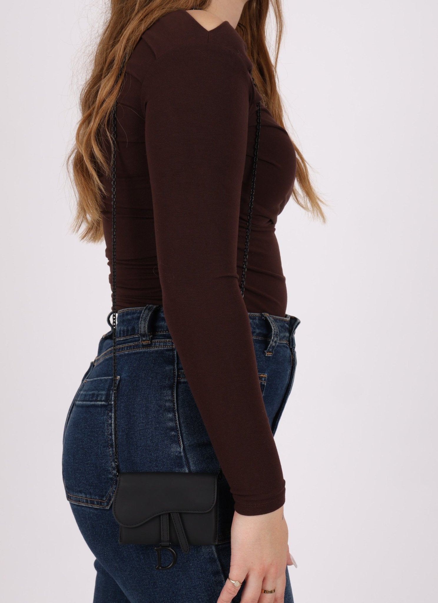 Dior 2020 Calfskin Ultra Matte Cardholder with Chain - FashioNica