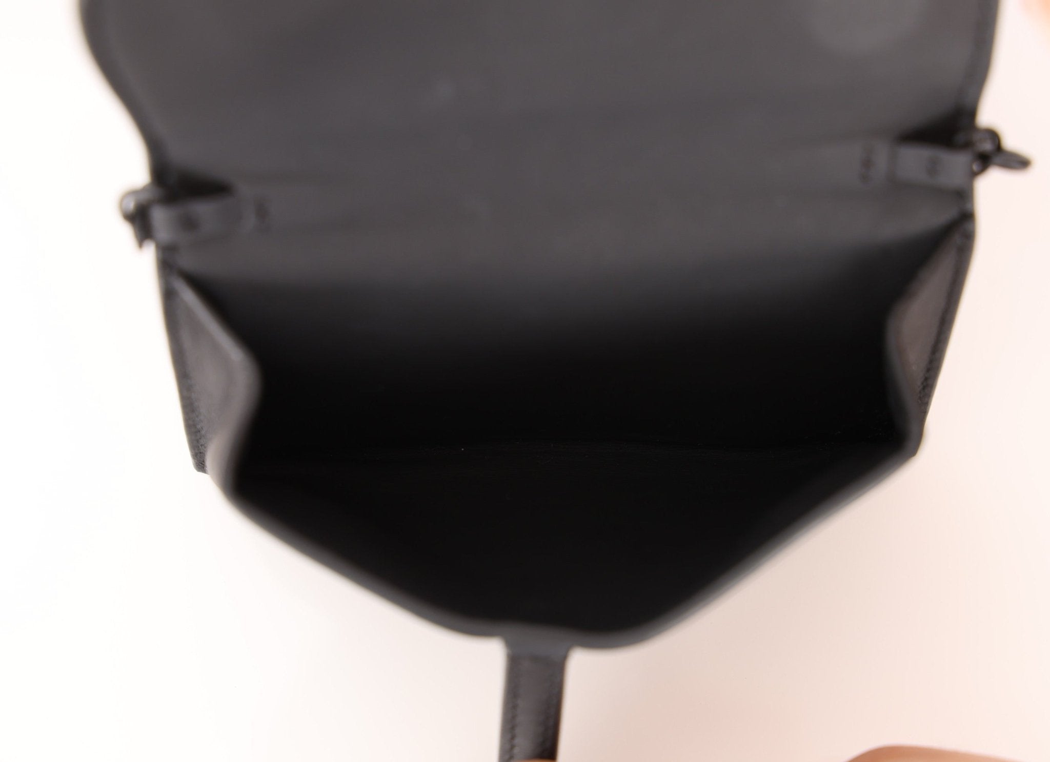 Dior 2020 Calfskin Ultra Matte Cardholder with Chain - FashioNica