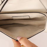 Dior 2020 Grained Calfskin White Mini Saddle - FashioNica