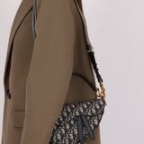 Dior 2020 Mini Oblique Saddle with Guitar Strap - FashioNica