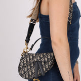 Dior 2020 Oblique Mini Saddle with Guitar Strap - FashioNica