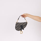 Dior 2020 Oblique Mini Saddle with Guitar Strap - FashioNica