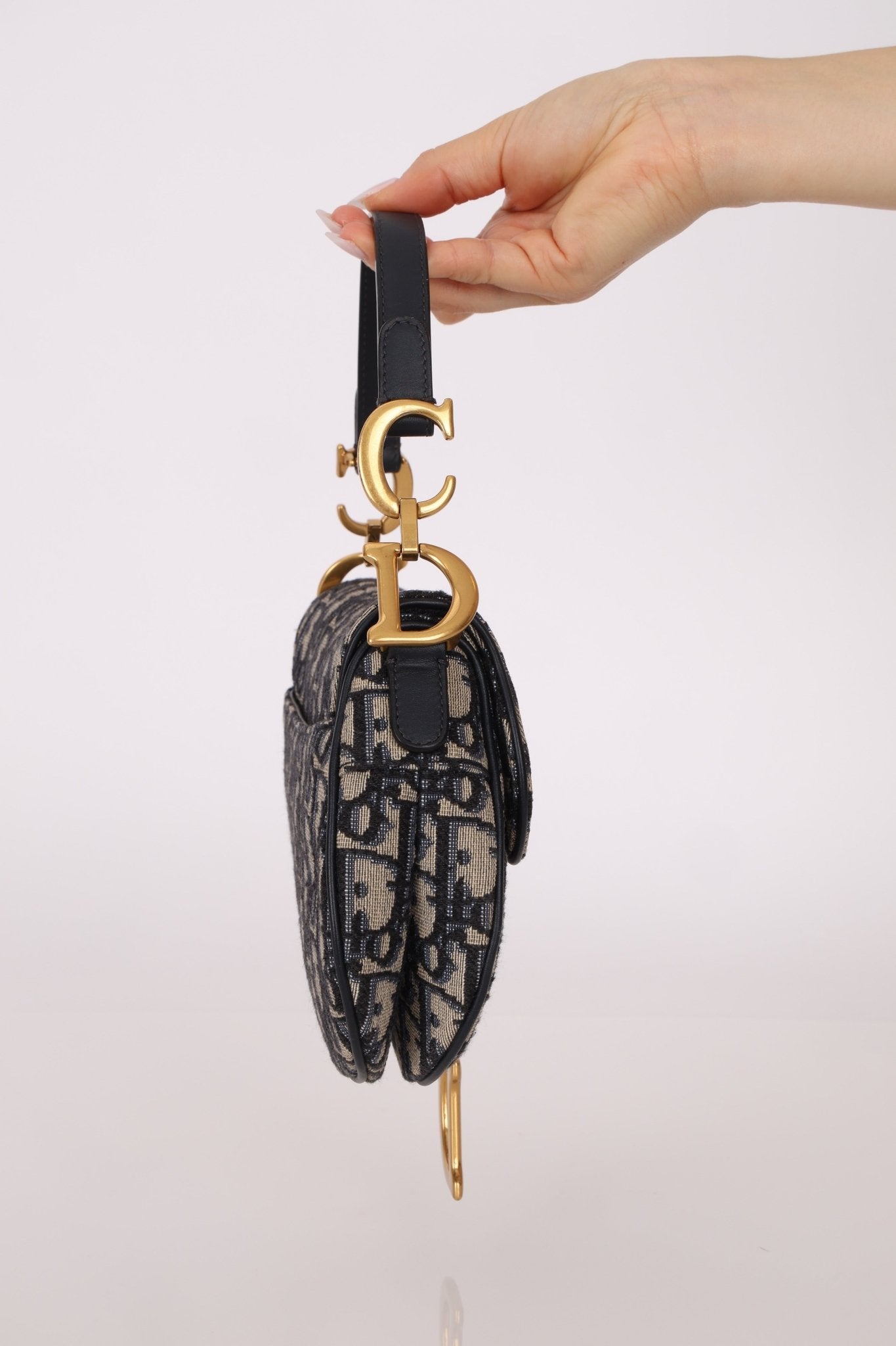 Dior 2020 Oblique Mini Saddle with Guitar Strap - FashioNica