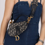 Dior 2020 Oblique Mini Saddle with Guitar Strap - FashioNica