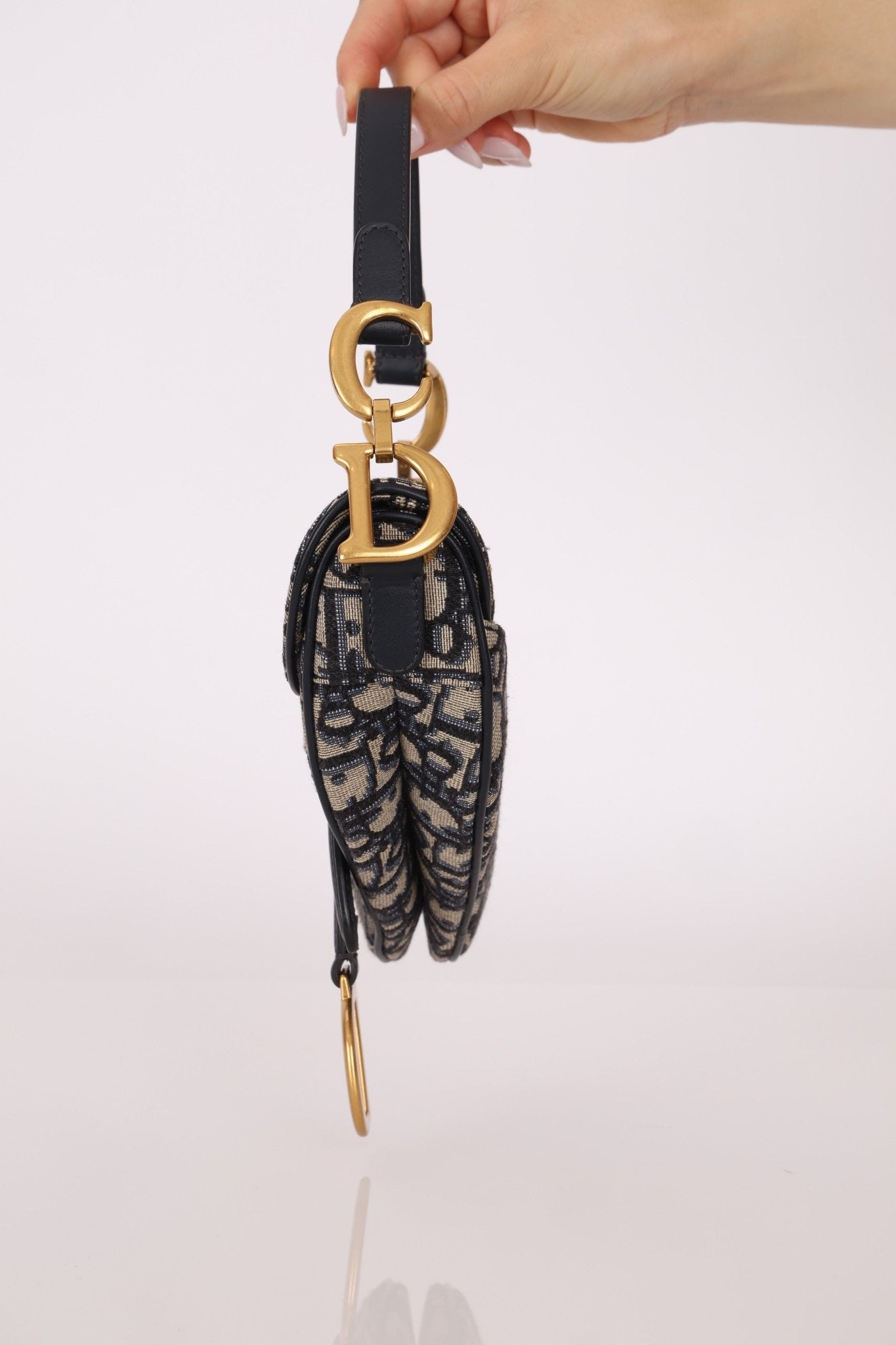 Dior 2020 Oblique Mini Saddle with Guitar Strap - FashioNica