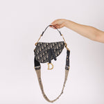 Dior 2020 Oblique Mini Saddle with Guitar Strap - FashioNica