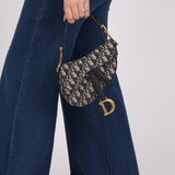 Dior 2020 Oblique Mini Saddle with Guitar Strap - FashioNica