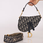 Dior 2020 Oblique Mini Saddle with Guitar Strap - FashioNica