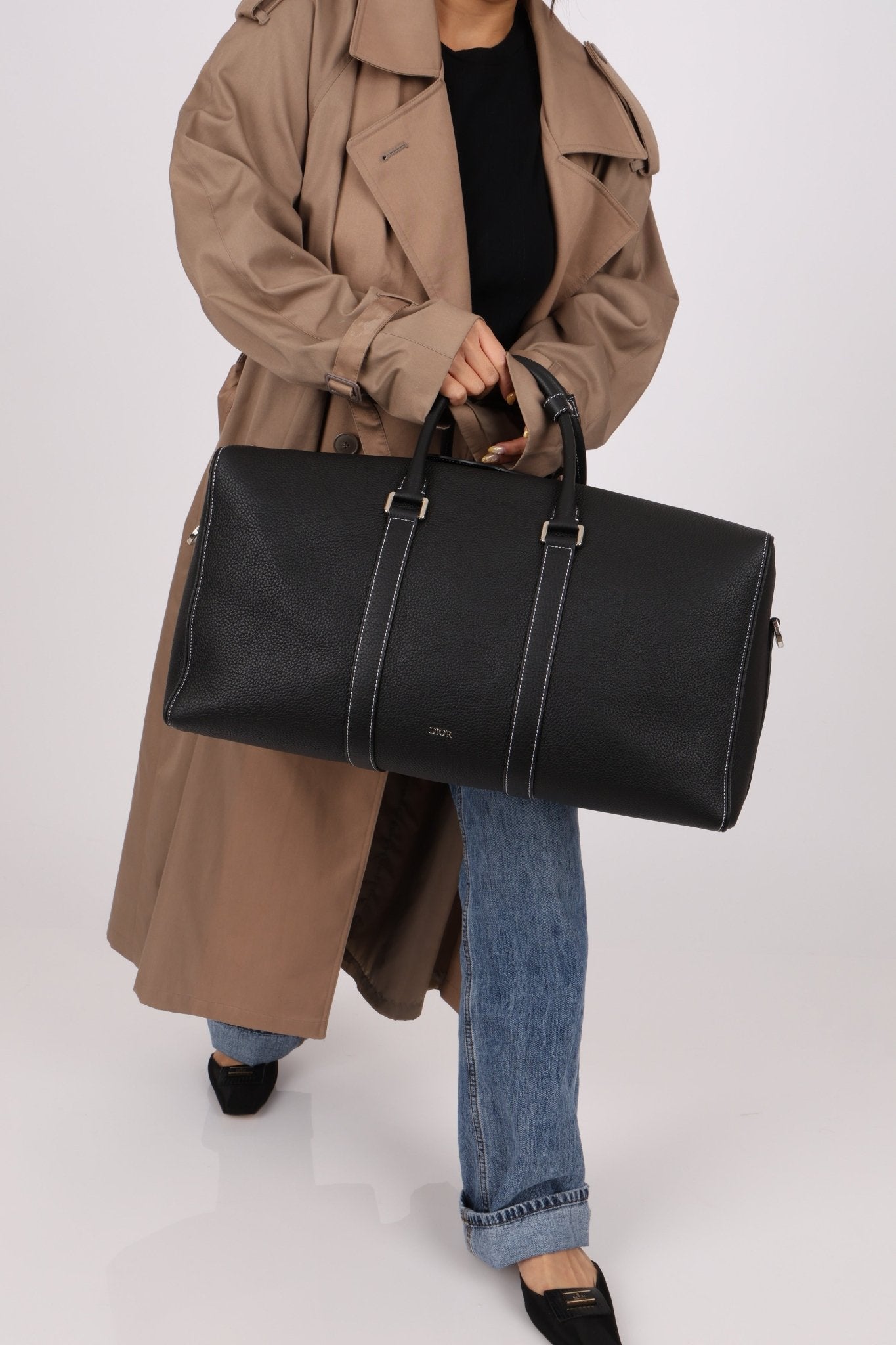 Dior 2021 Grained Calfskin Lingot 50 Bag - FashioNica