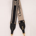 Dior 2021 Grained Calfskin Mini Saddle Bag w/ Guitar Strap - FashioNica