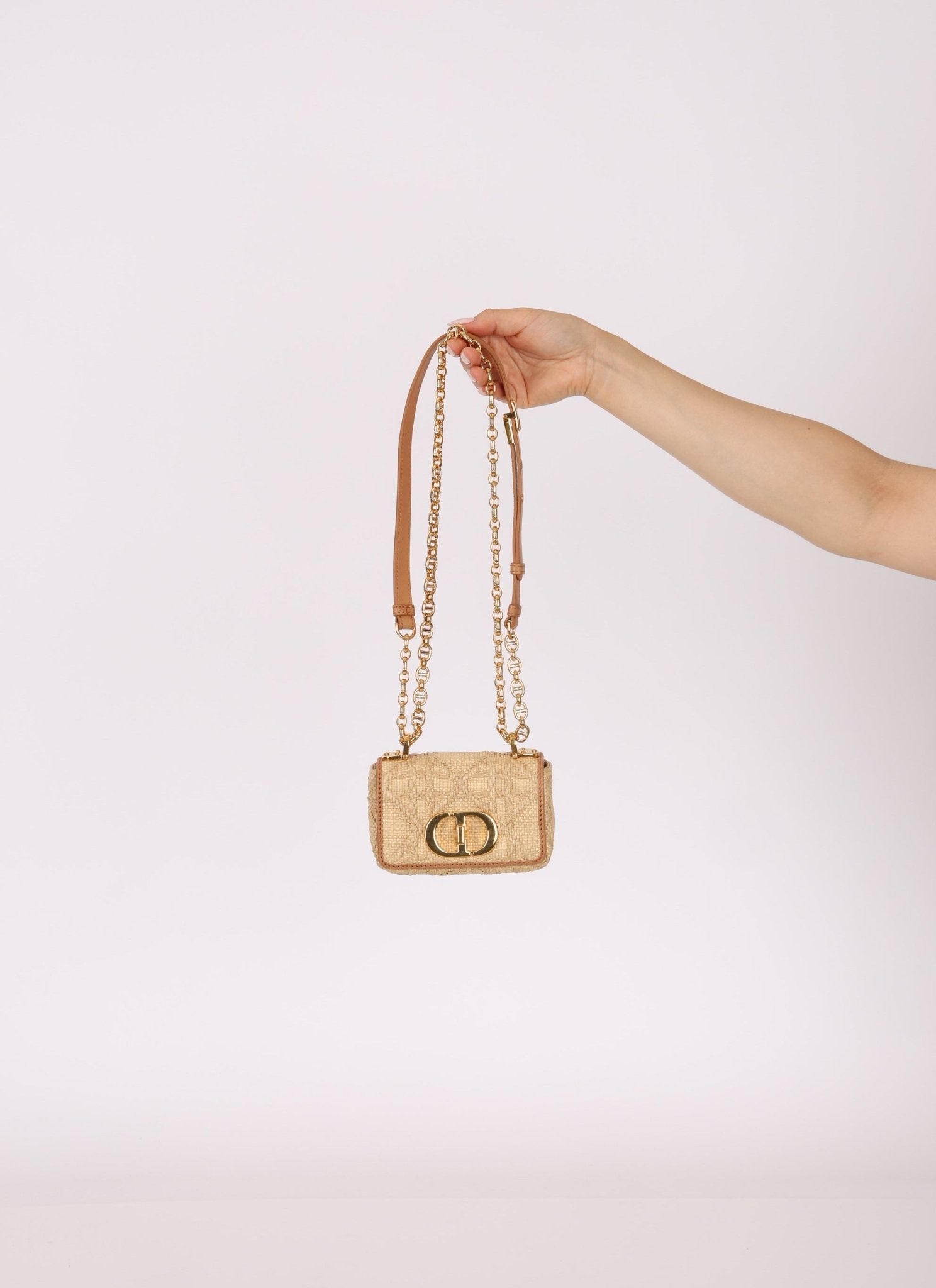 Dior 2021 Raffia Micro Caro Bag - FashioNica