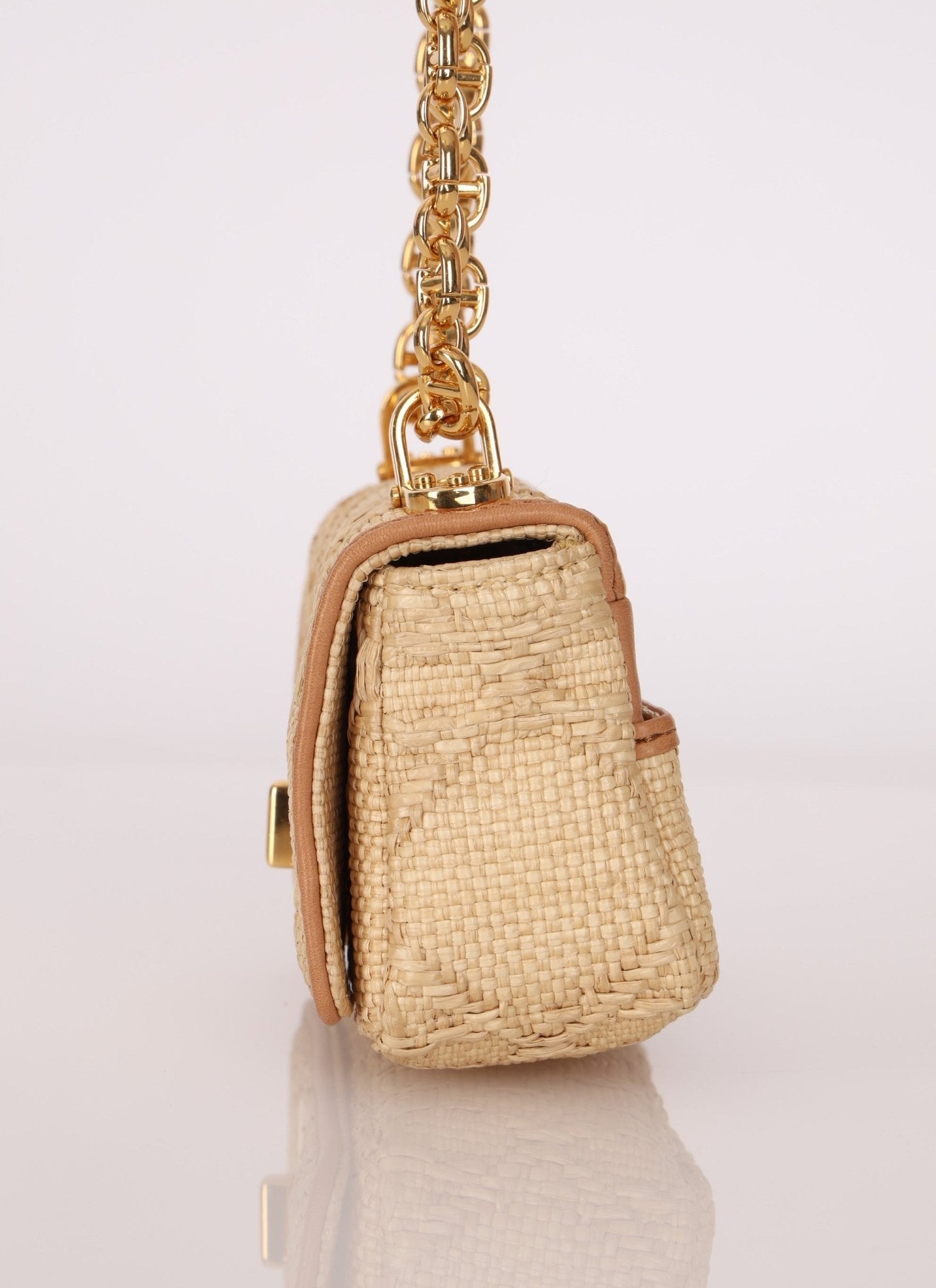 Dior 2021 Raffia Micro Caro Bag - FashioNica