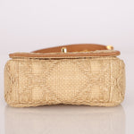 Dior 2021 Raffia Micro Caro Bag - FashioNica