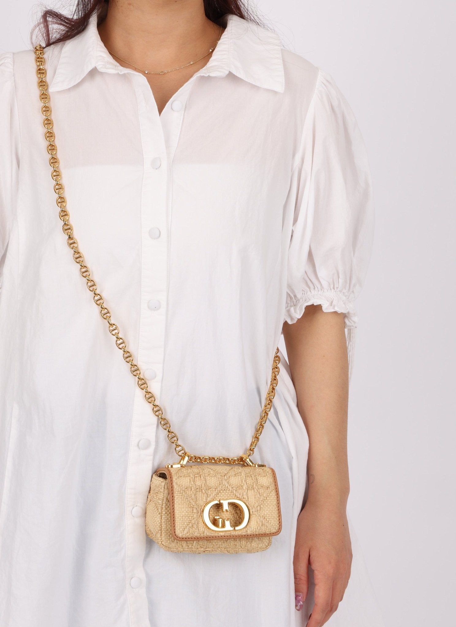 Dior 2021 Raffia Micro Caro Bag - FashioNica