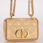 Dior 2021 Raffia Micro Caro Bag - FashioNica
